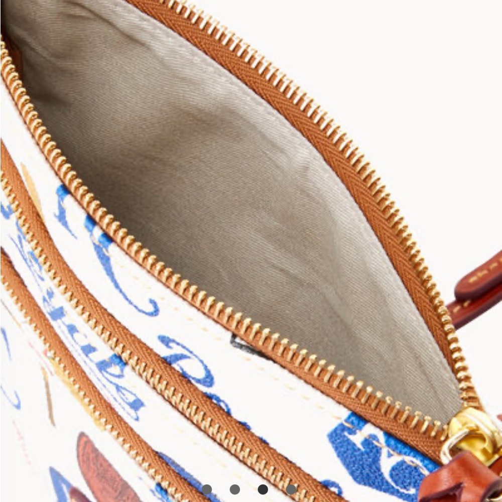 Dooney & Bourke Kansas City Royals NS Triple Zip Crossbody Bag - Picture 6 of 8